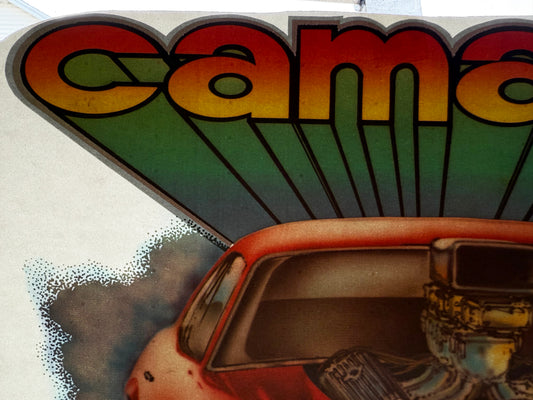 Chevrolet Camaro Vintage Iron On Heat Transfer