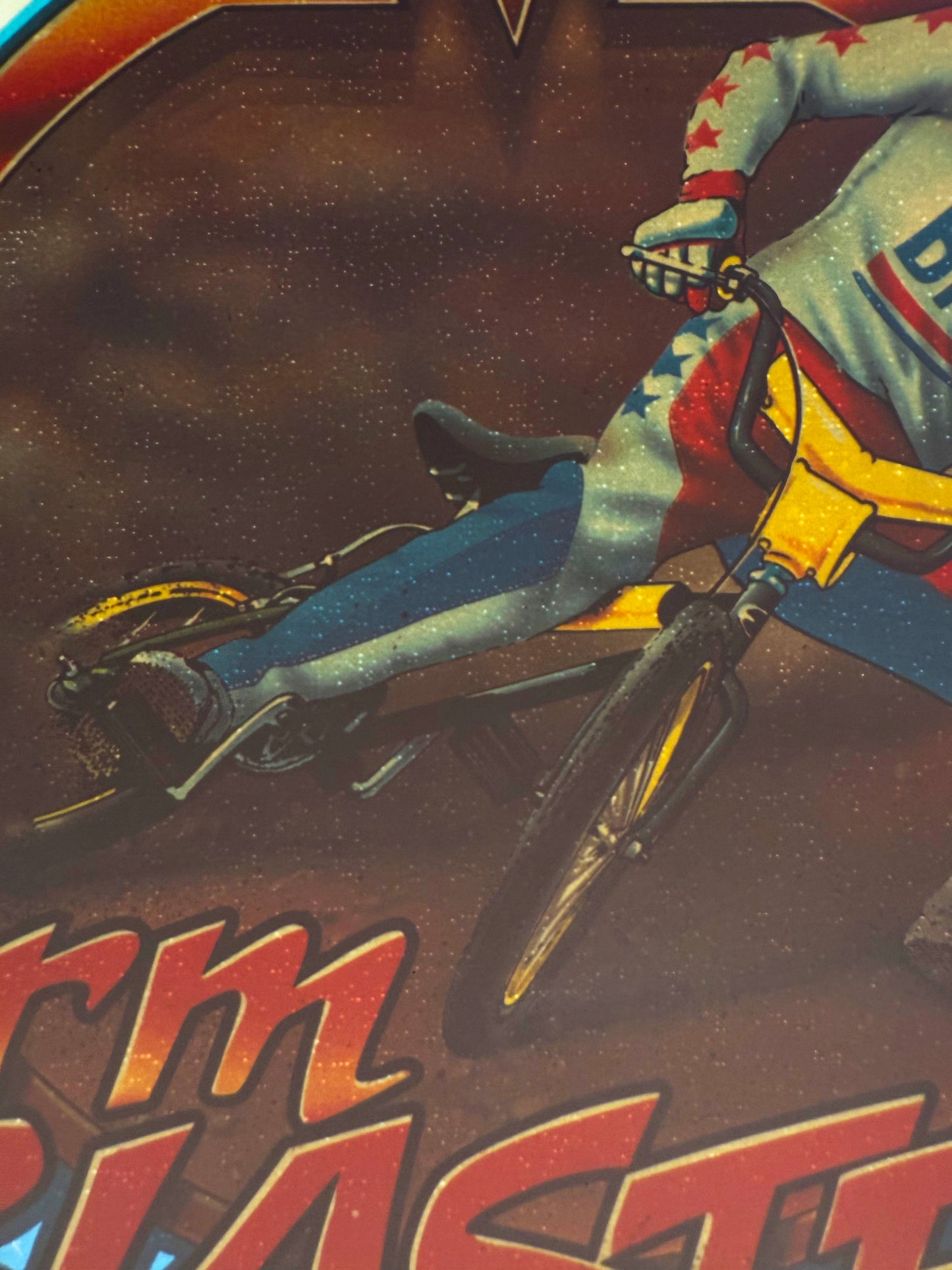 BMX Berm Buster Vintage Iron On Heat Transfer
