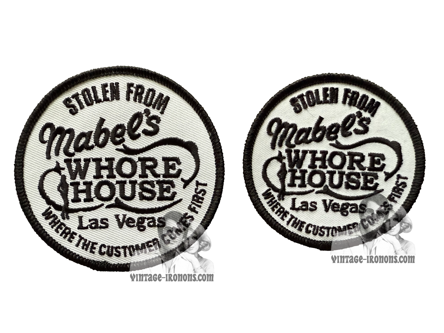 Stolen From Mabel's Whore House Las Vegas Vintage Patch