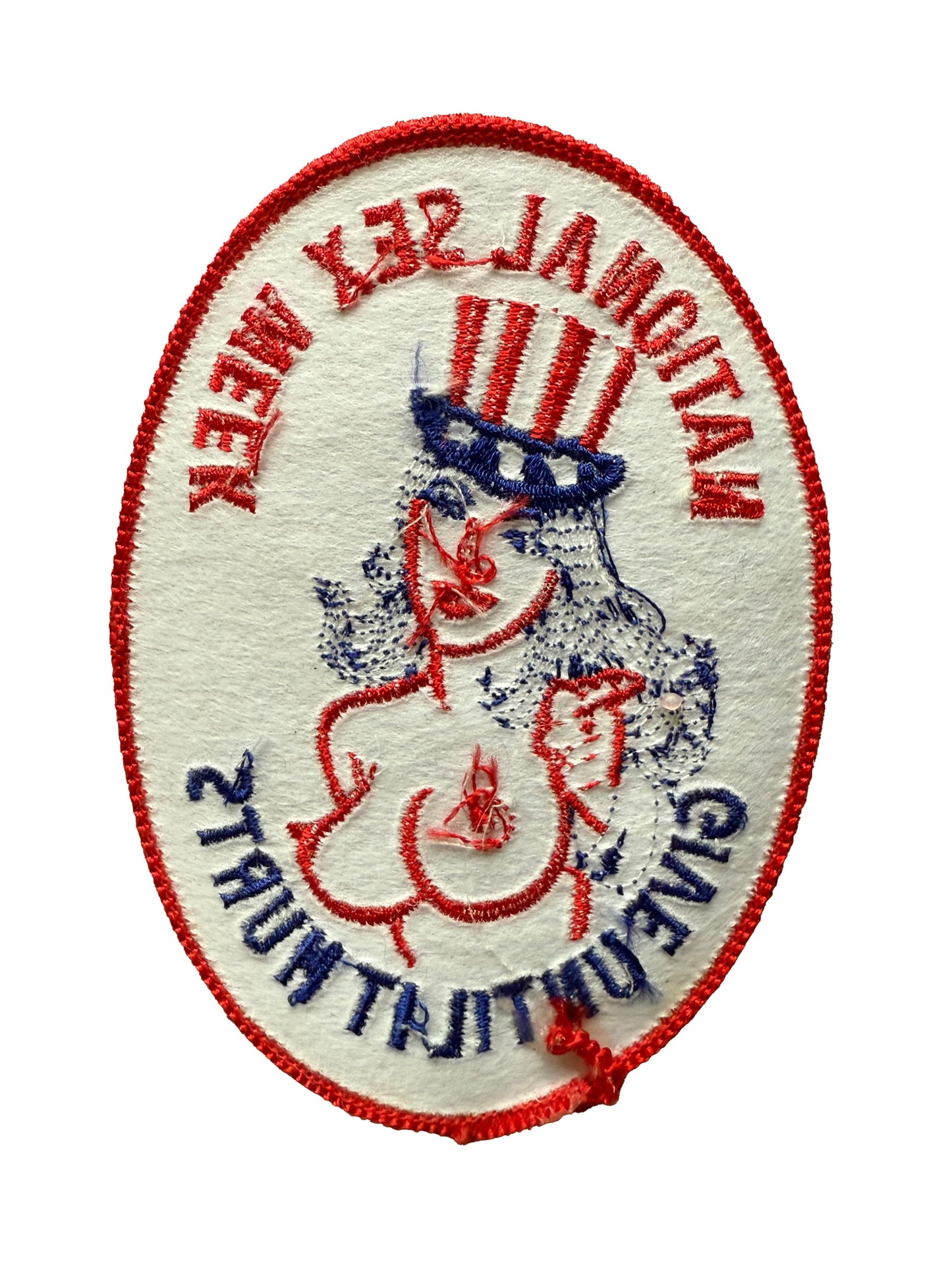 National Sex Week... Give Until It Hurts Iron-on Vintage Patch