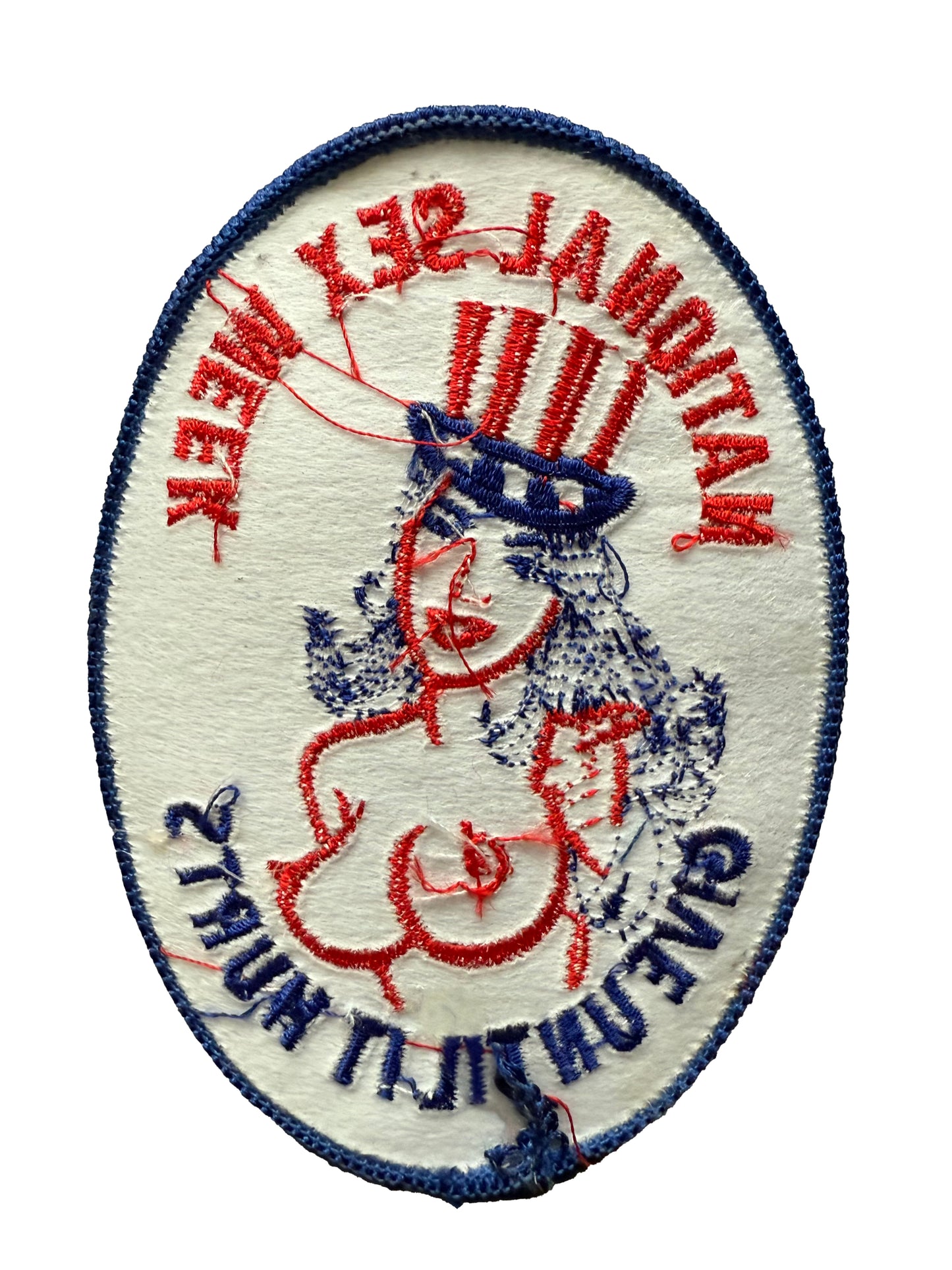 National Sex Week... Give Until It Hurts Iron-on Vintage Patch