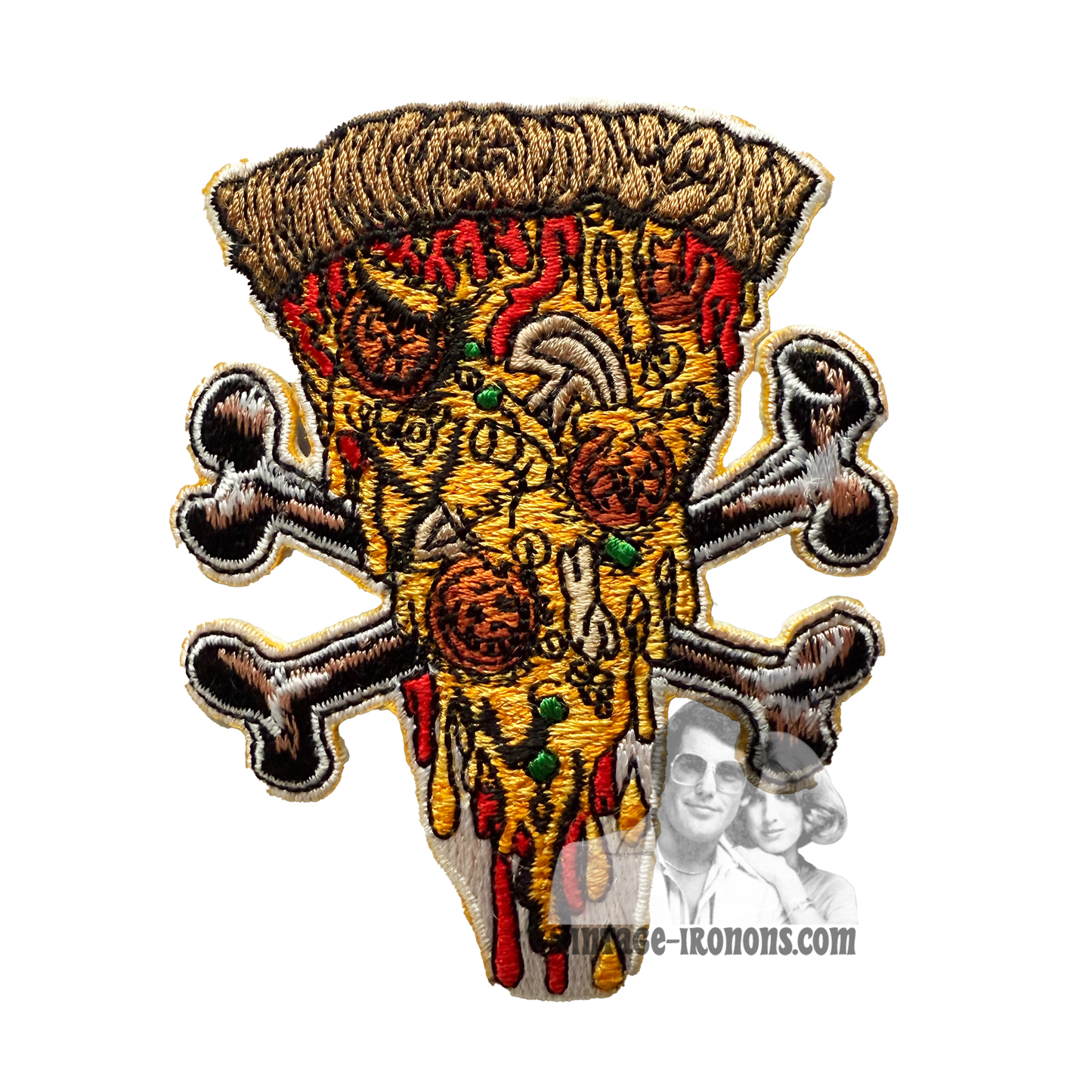Dirty Donny Pizza Party Iron-on Vintage Patch