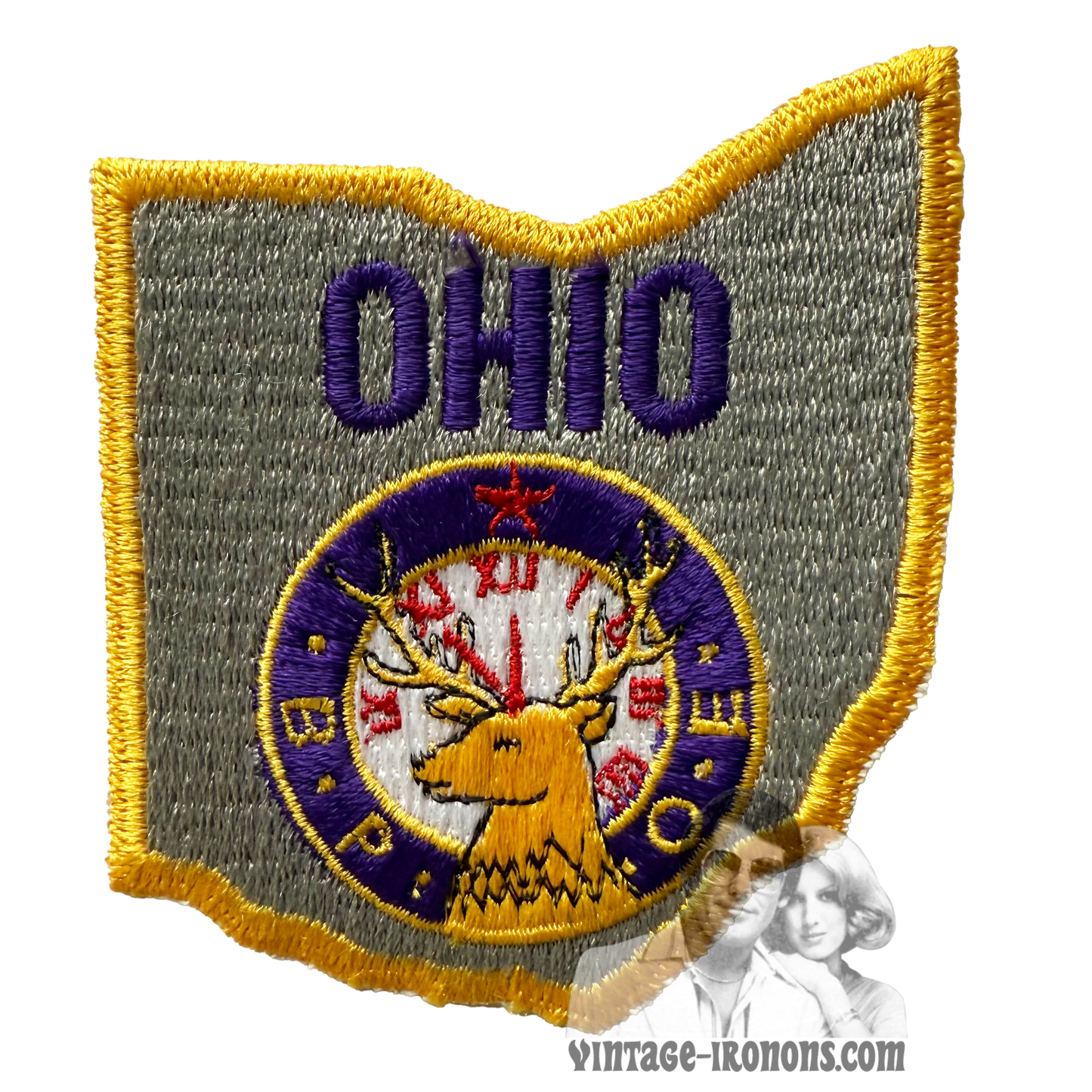 Ohio Elks Association - Benevolent and Protective Order of Elks Iron-on Vintage Patch