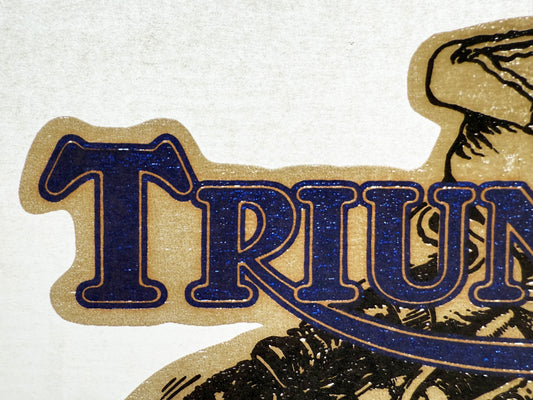 Triumph Rider Vintage Rat's Hole Iron On Heat Transfer