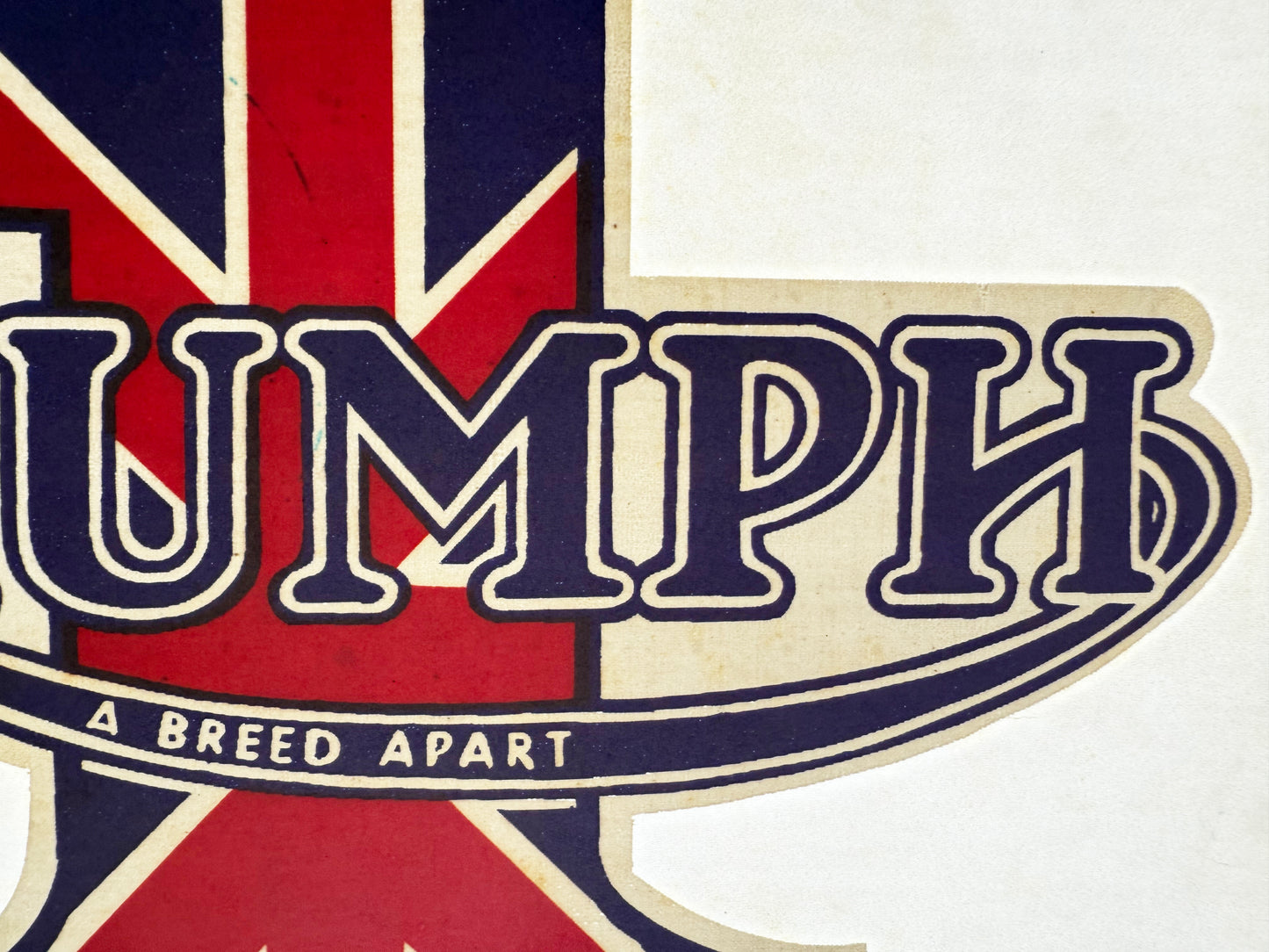 Triumph A Breed Apart Vintage Iron On Heat Transfer