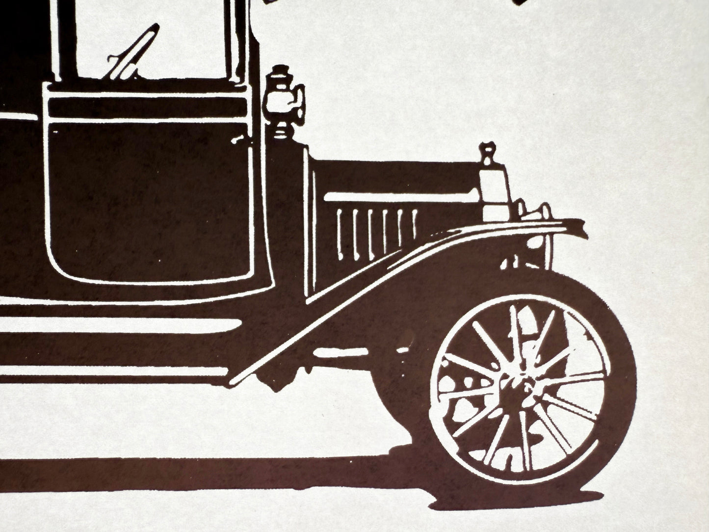 Michigan - World's Motor Capital Vintage Iron On Heat Transfer