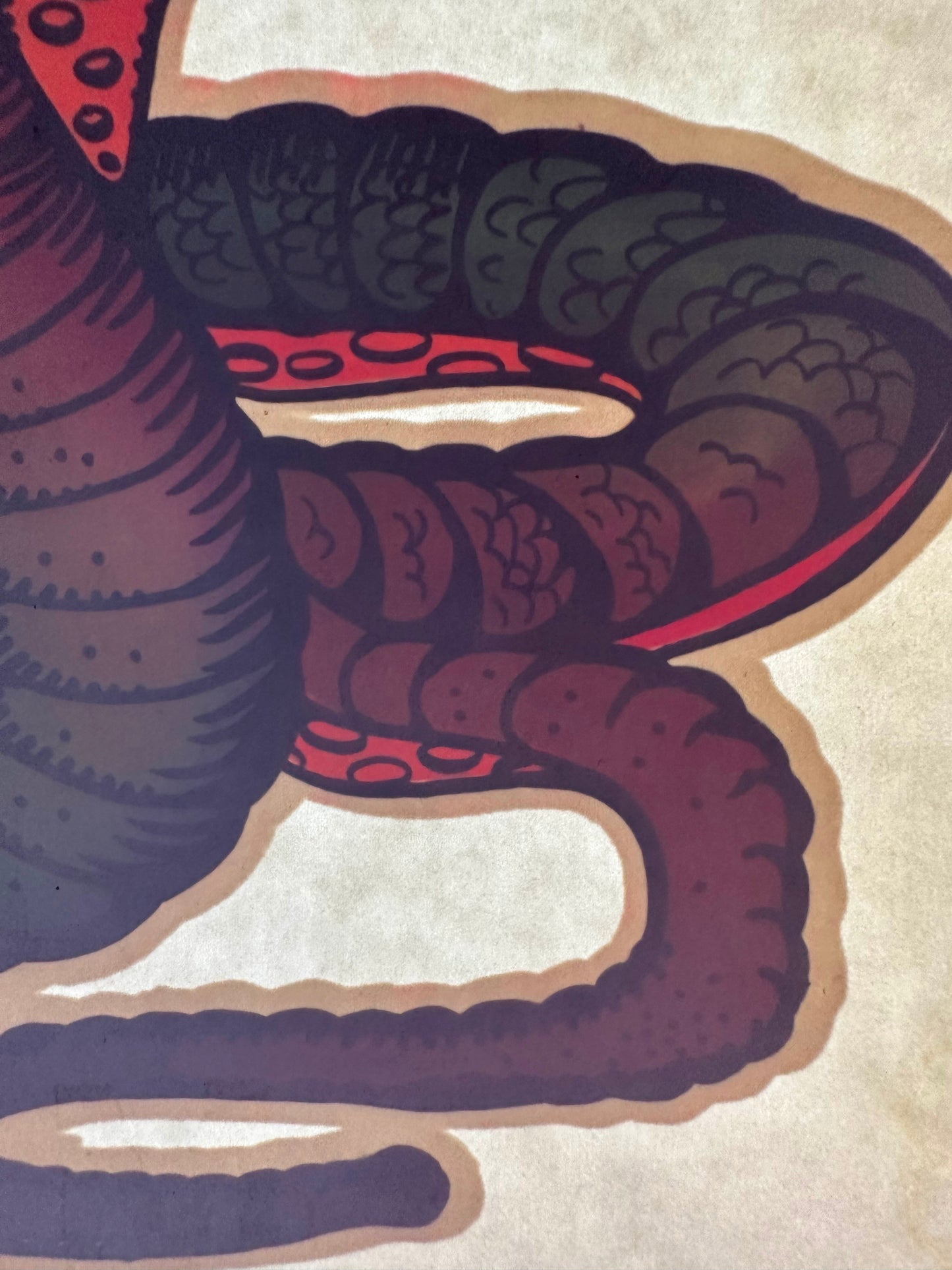 Cobra Vintage Iron On Heat Transfer