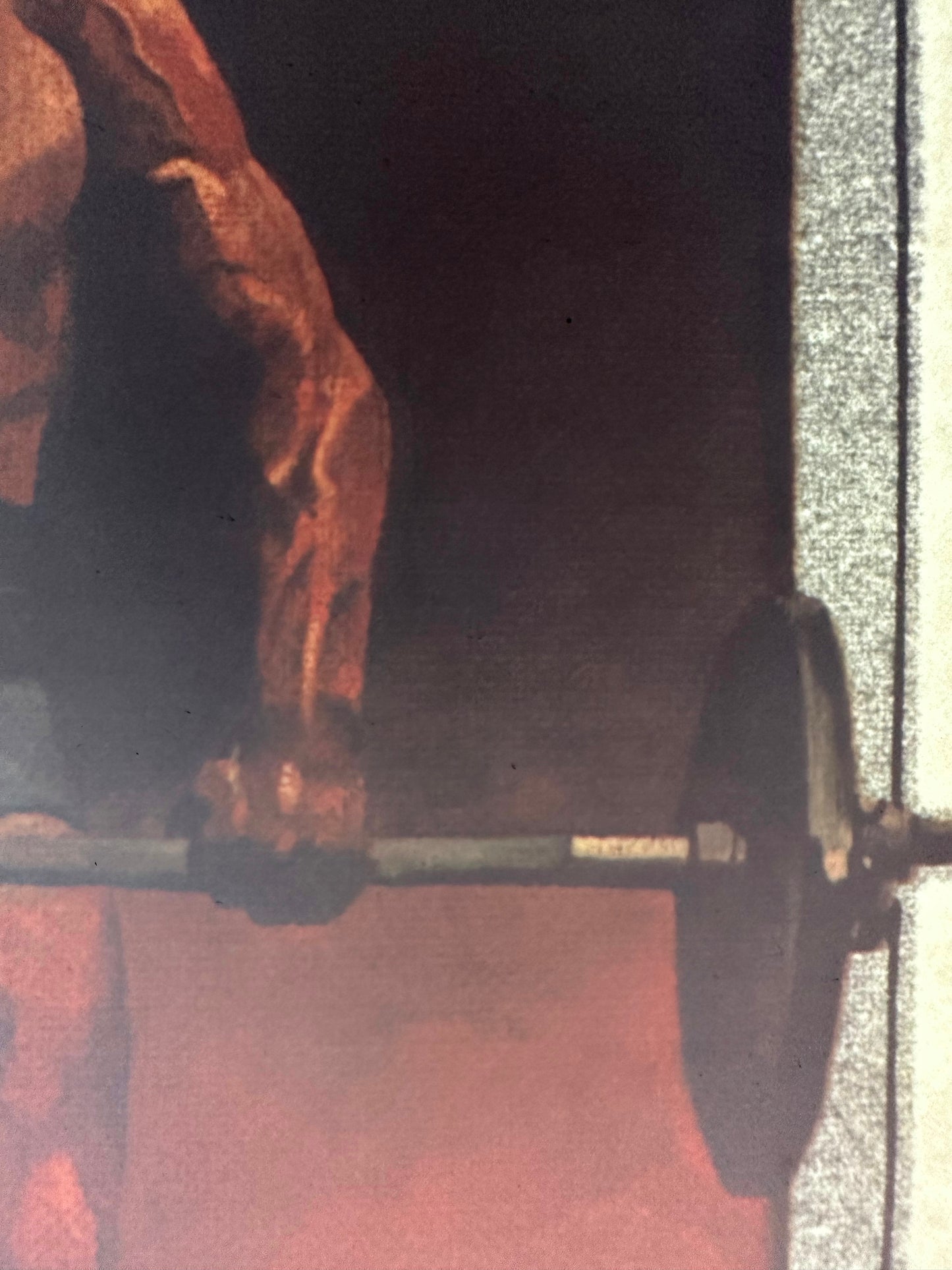 Pump Iron Vintage Glitter Iron On Heat Transfer