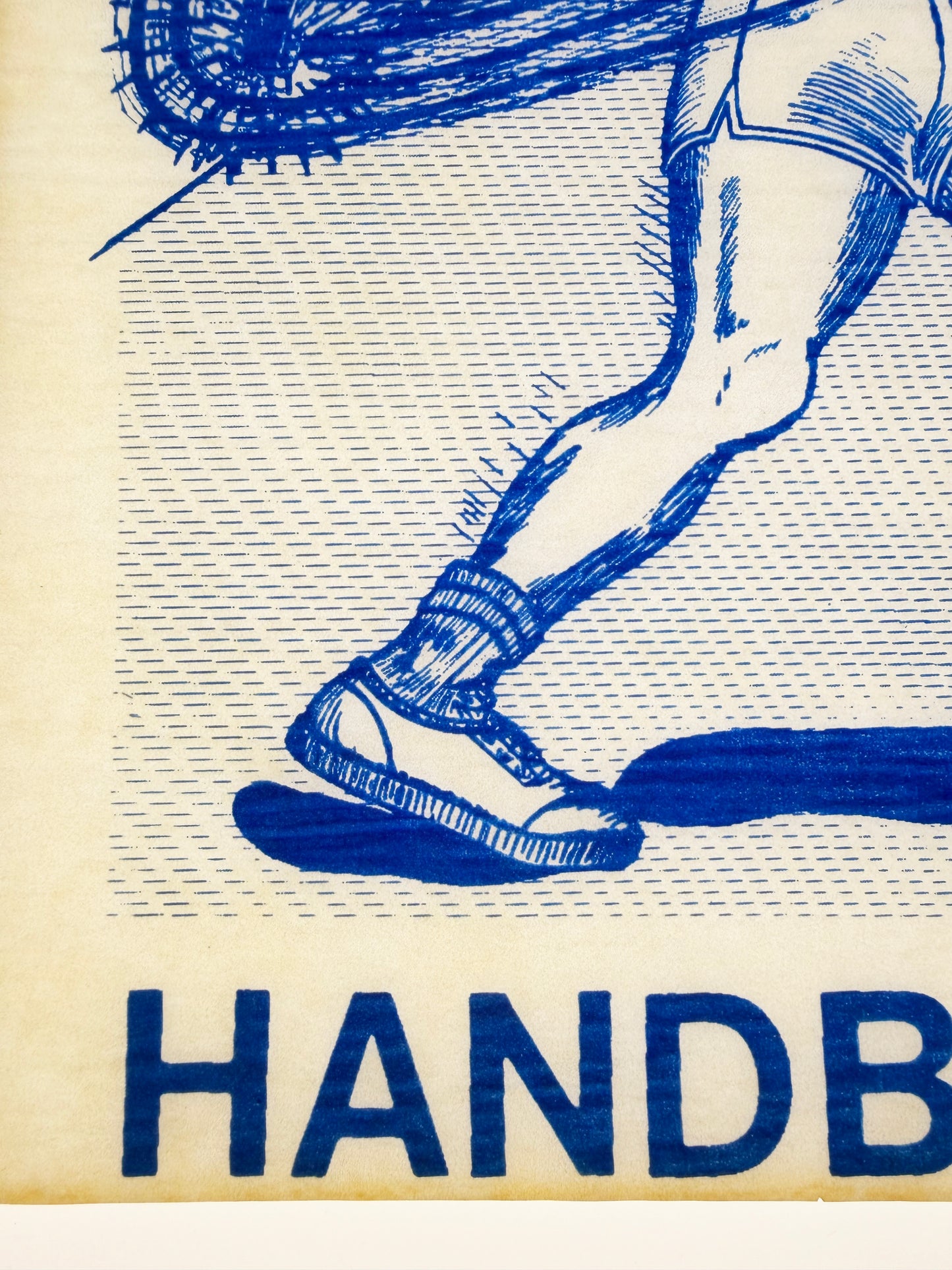 Handball Vintage Iron On Heat Transfer