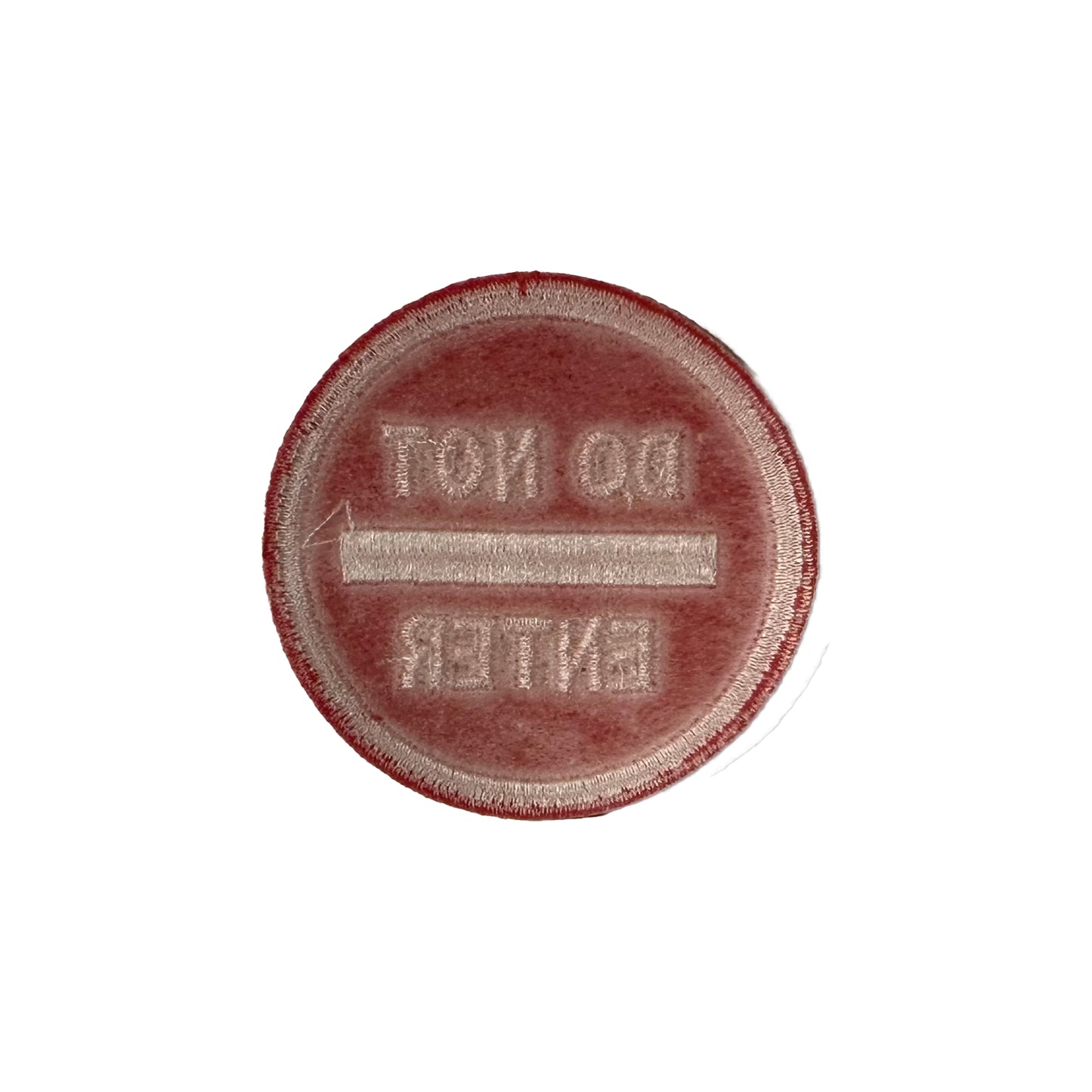 Do Not Enter Iron-on Vintage Patch