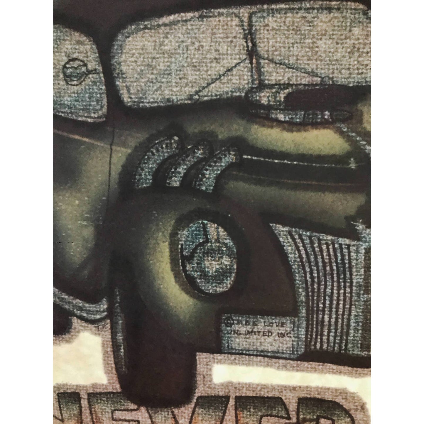 Old Fords Never Die Vintage Iron On Heat Transfer