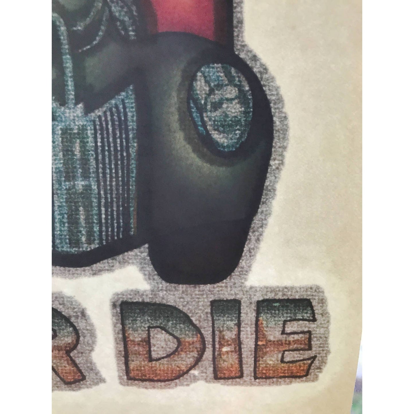 Old Fords Never Die Vintage Iron On Heat Transfer