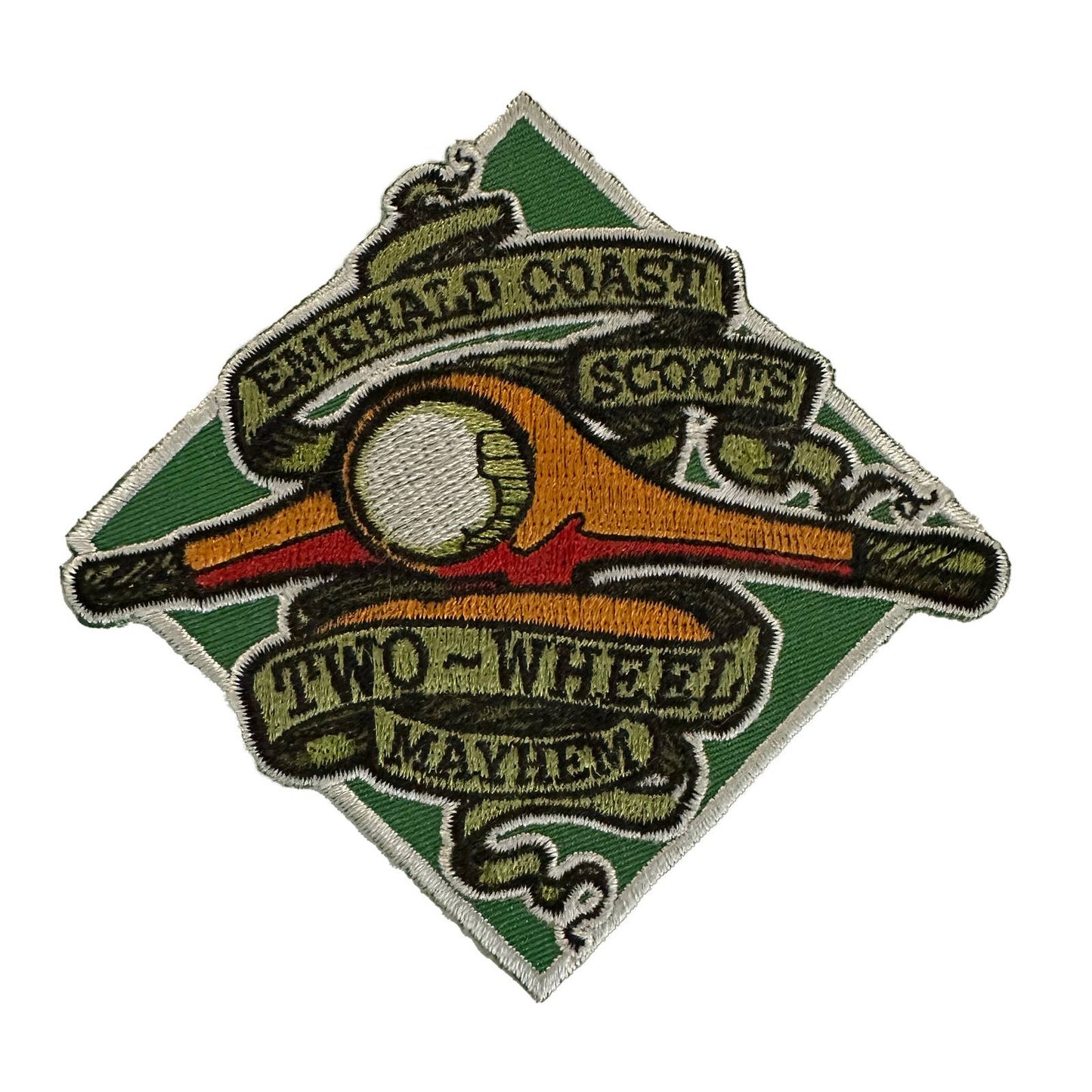 Emerald Coast Scoots Two Wheel Mayhem Patch