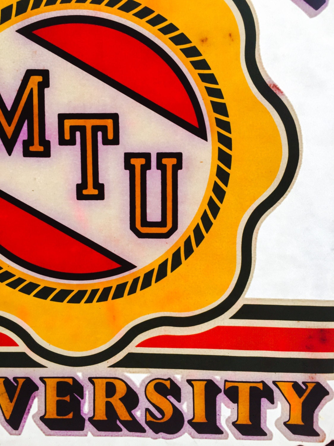 Miller Time University Vintage Iron On Heat Transfer