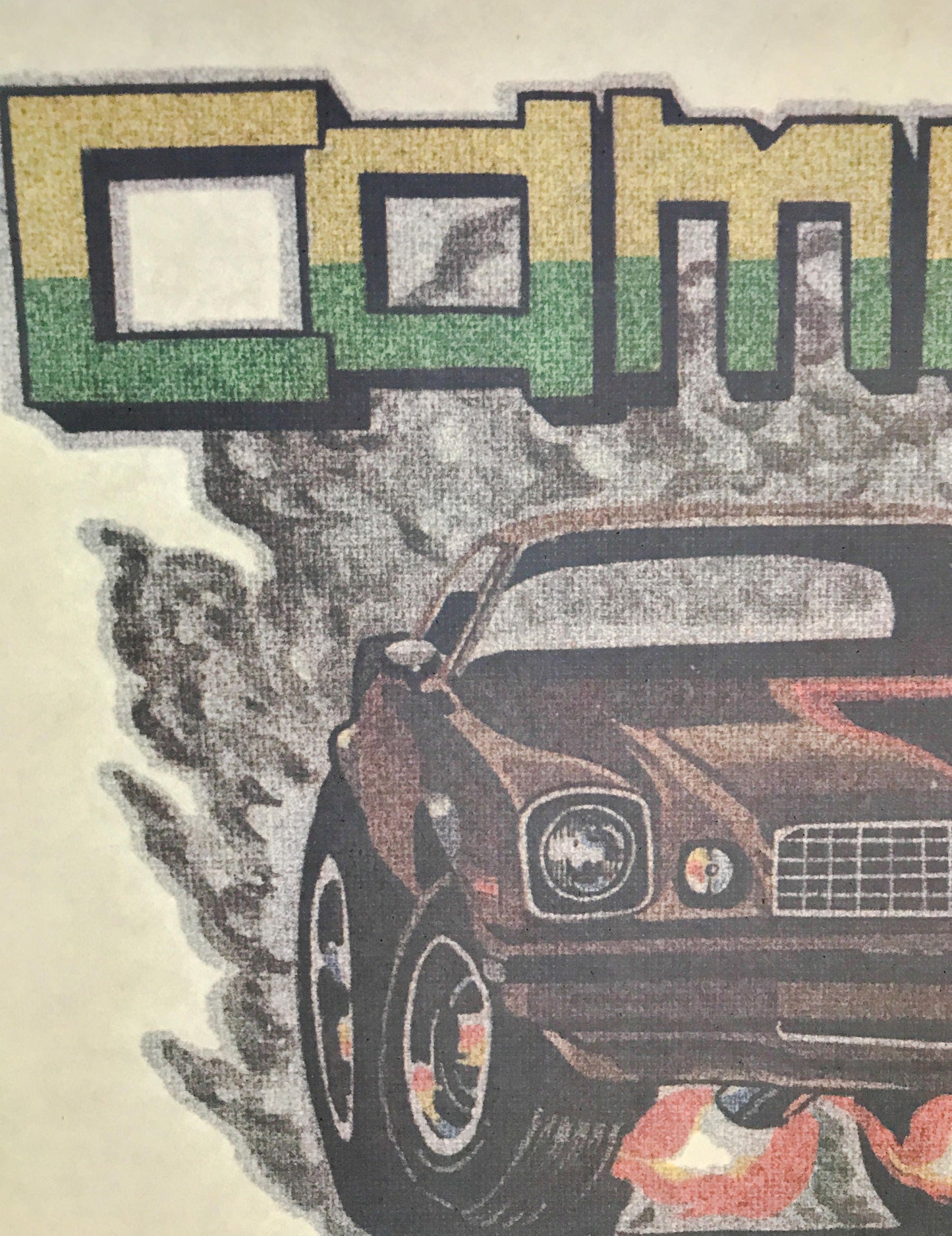 Chevrolet Camaro Vintage Iron On Heat Transfer