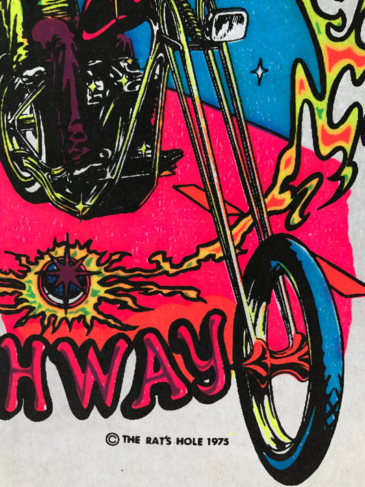 Take to the Highway 1975 The Rat's Hole Vintage Iron On Heat Transfer