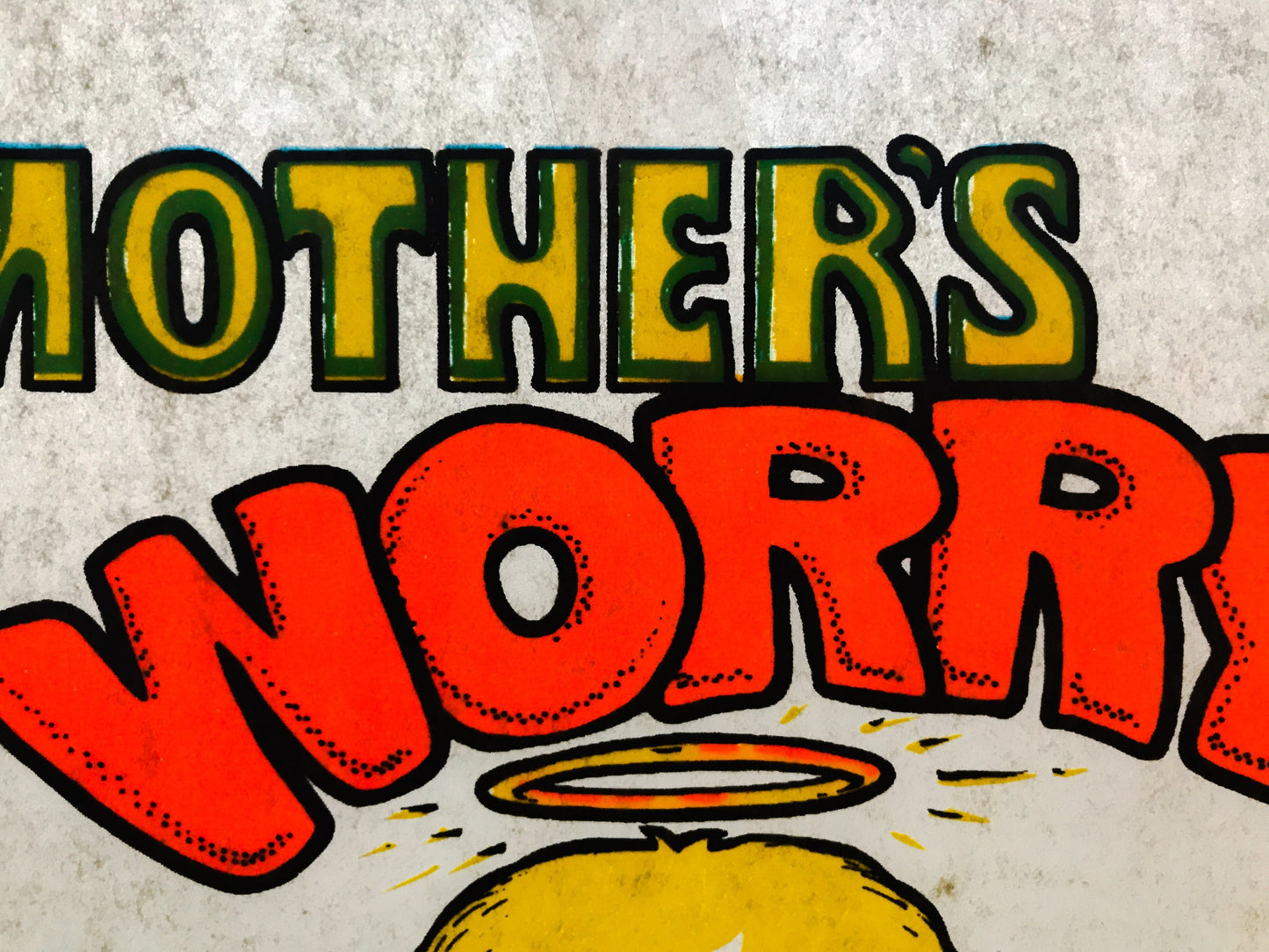 Mother's Worry Vintage Iron On Heat Transfer