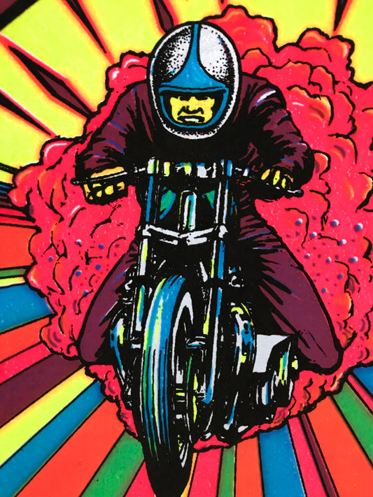 Street is Neat Motorcycle Vintage Iron On Heat Transfer