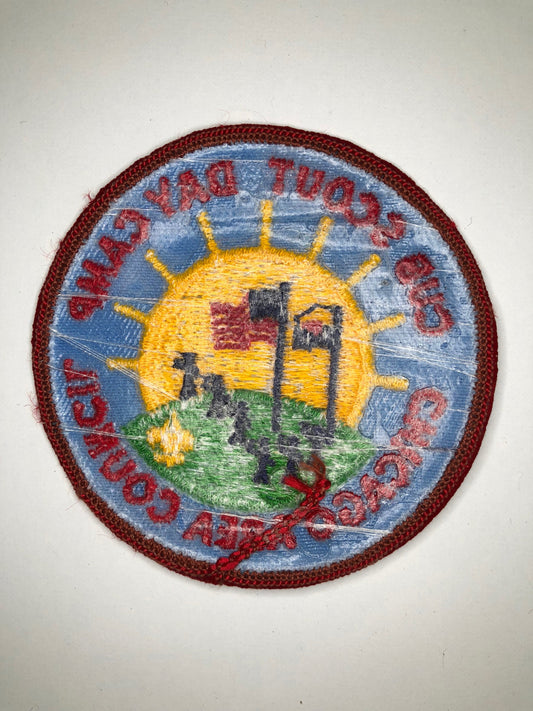 Cub Scout Day Camp Chicago Area Council Iron-on Vintage Patch