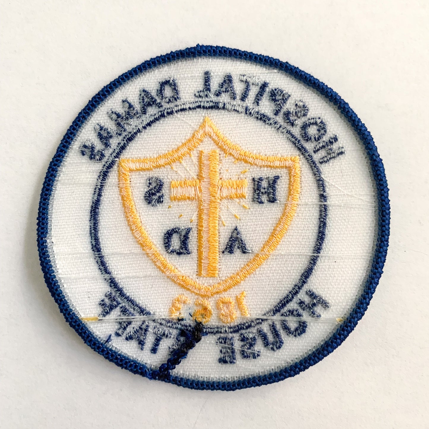 Hospital Damas House Staff Iron-on Vintage Patch