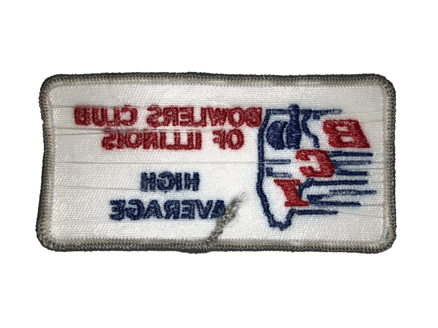 Bowlers Club of Illinois "High Average" Iron-on Vintage Patch