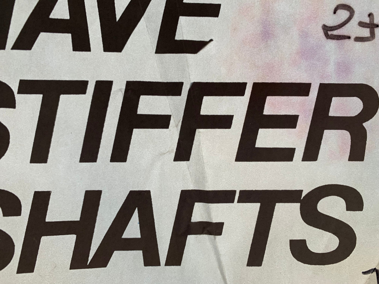 Golfers Have Stiffer Shafts Vintage Iron On Heat Transfer