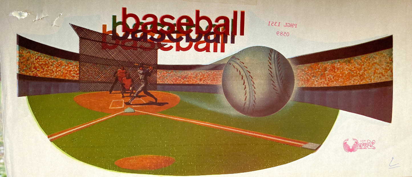 Baseball Vintage Iron On Heat Transfer