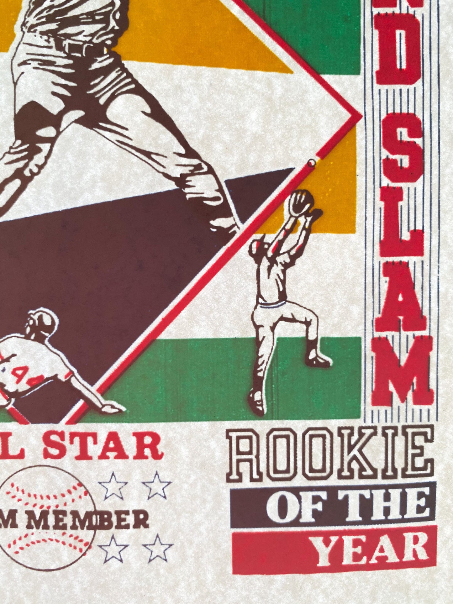 Baseball MVP Vintage Iron On Heat Transfer