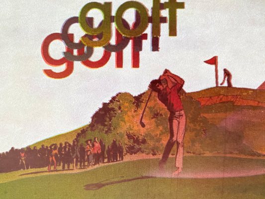 Golf Vintage Iron On Heat Transfer