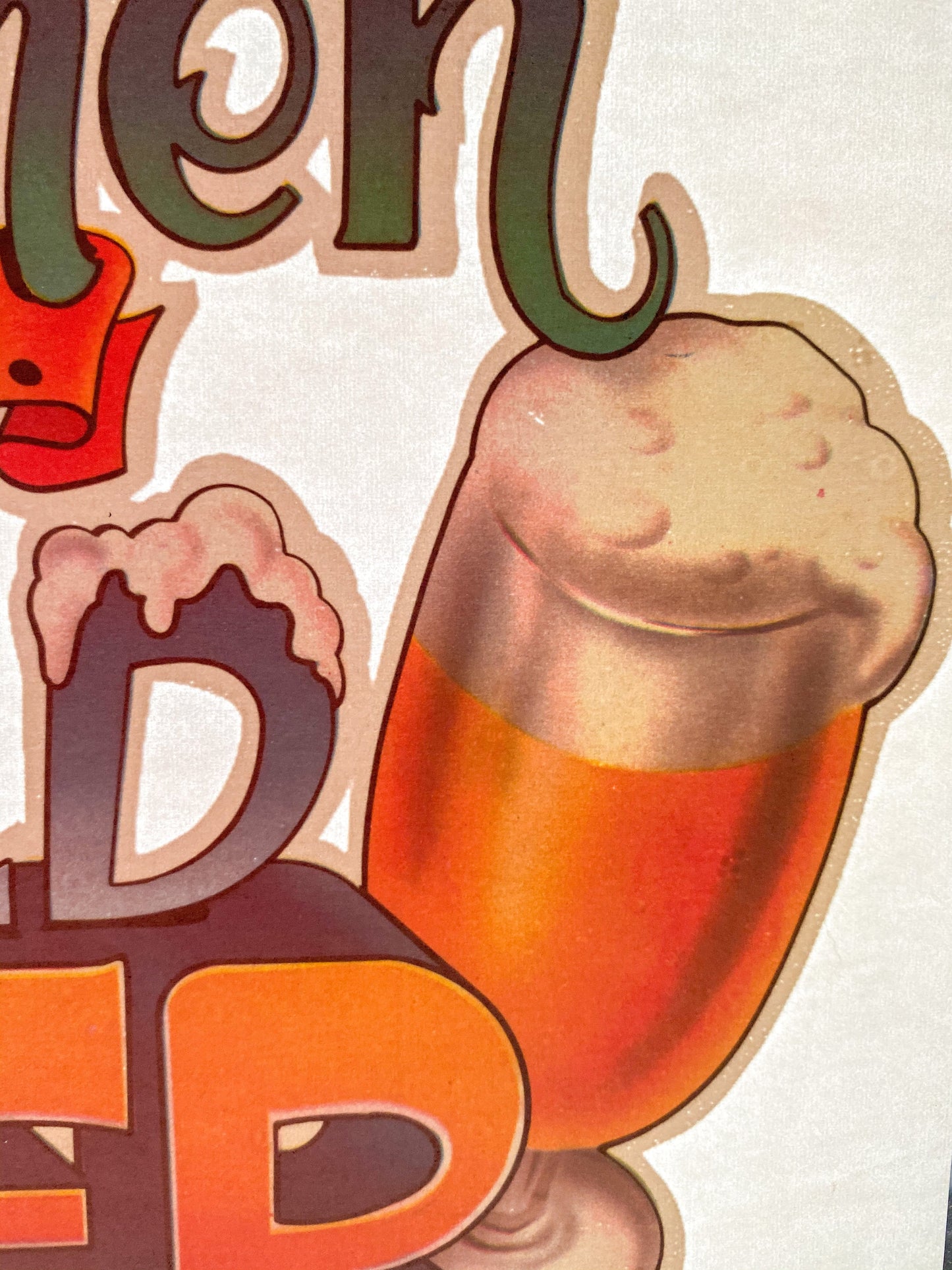 I Love Hot Women and Cold Beer Vintage Iron On Heat Transfer