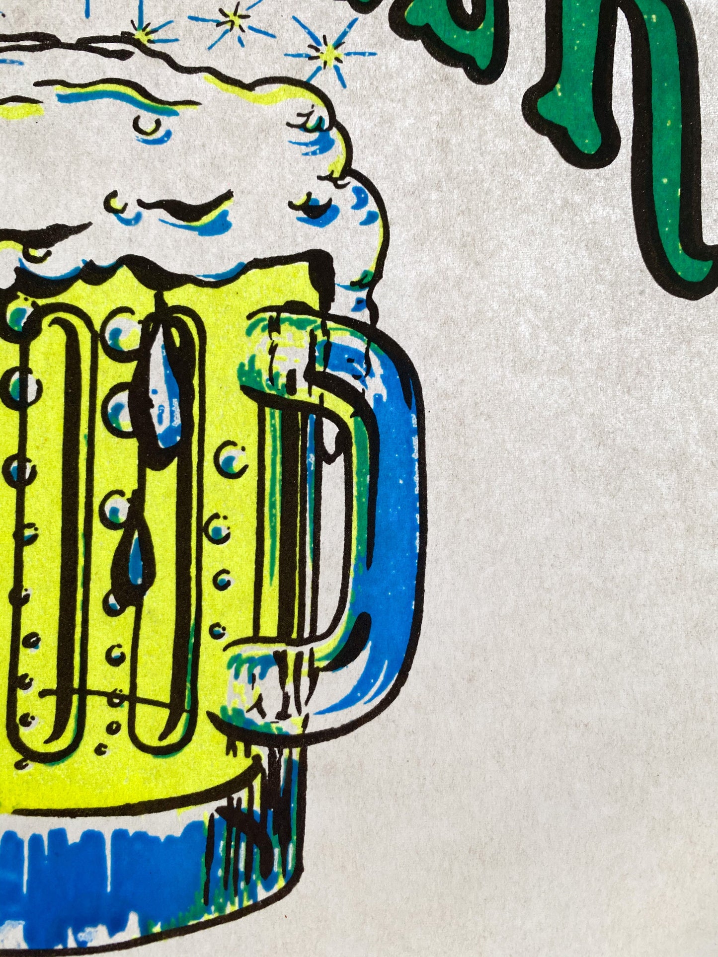 Draft Beer Vintage Rat's Hole Iron On Heat Transfer