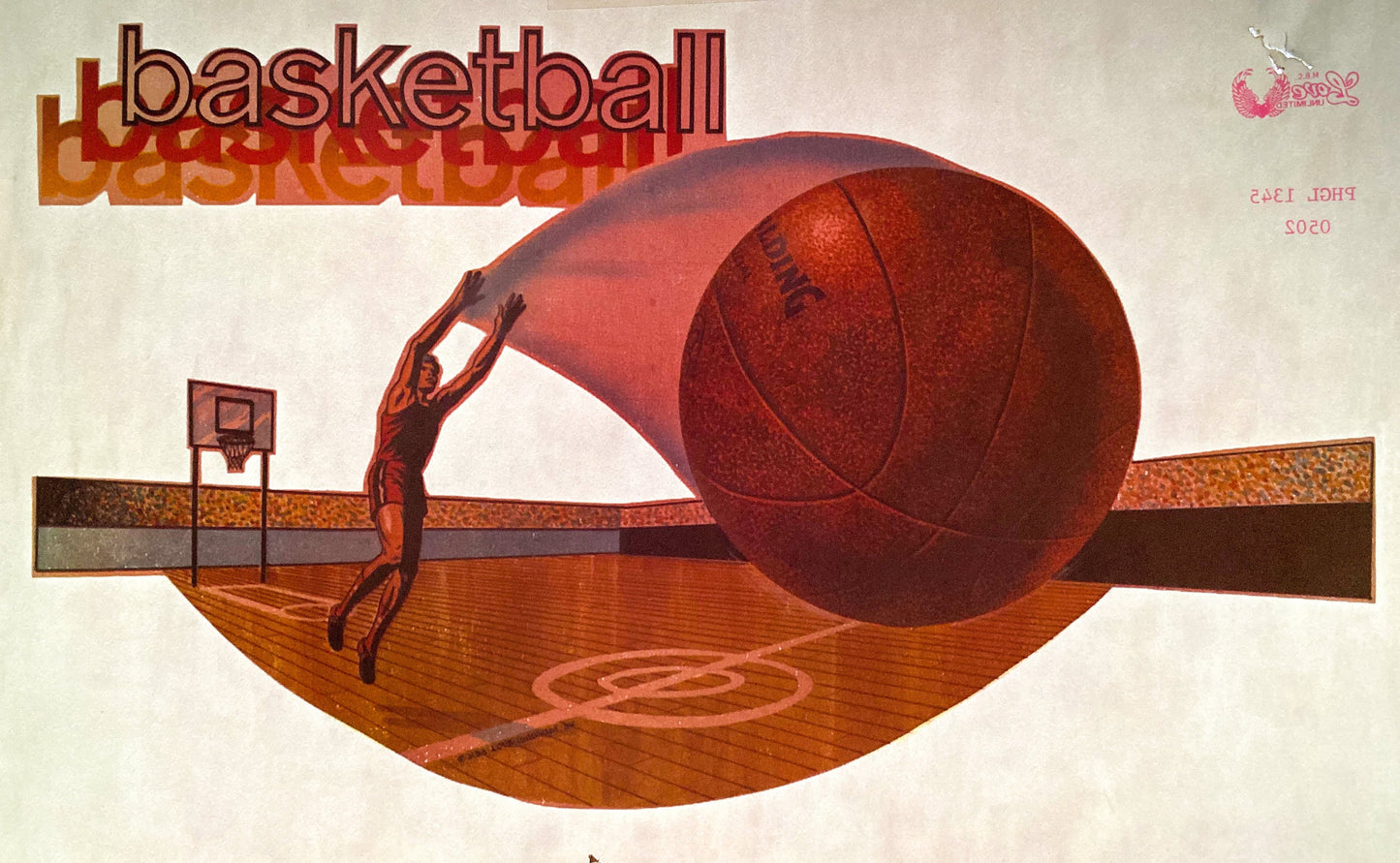 Basketball Vintage Iron On Heat Transfer