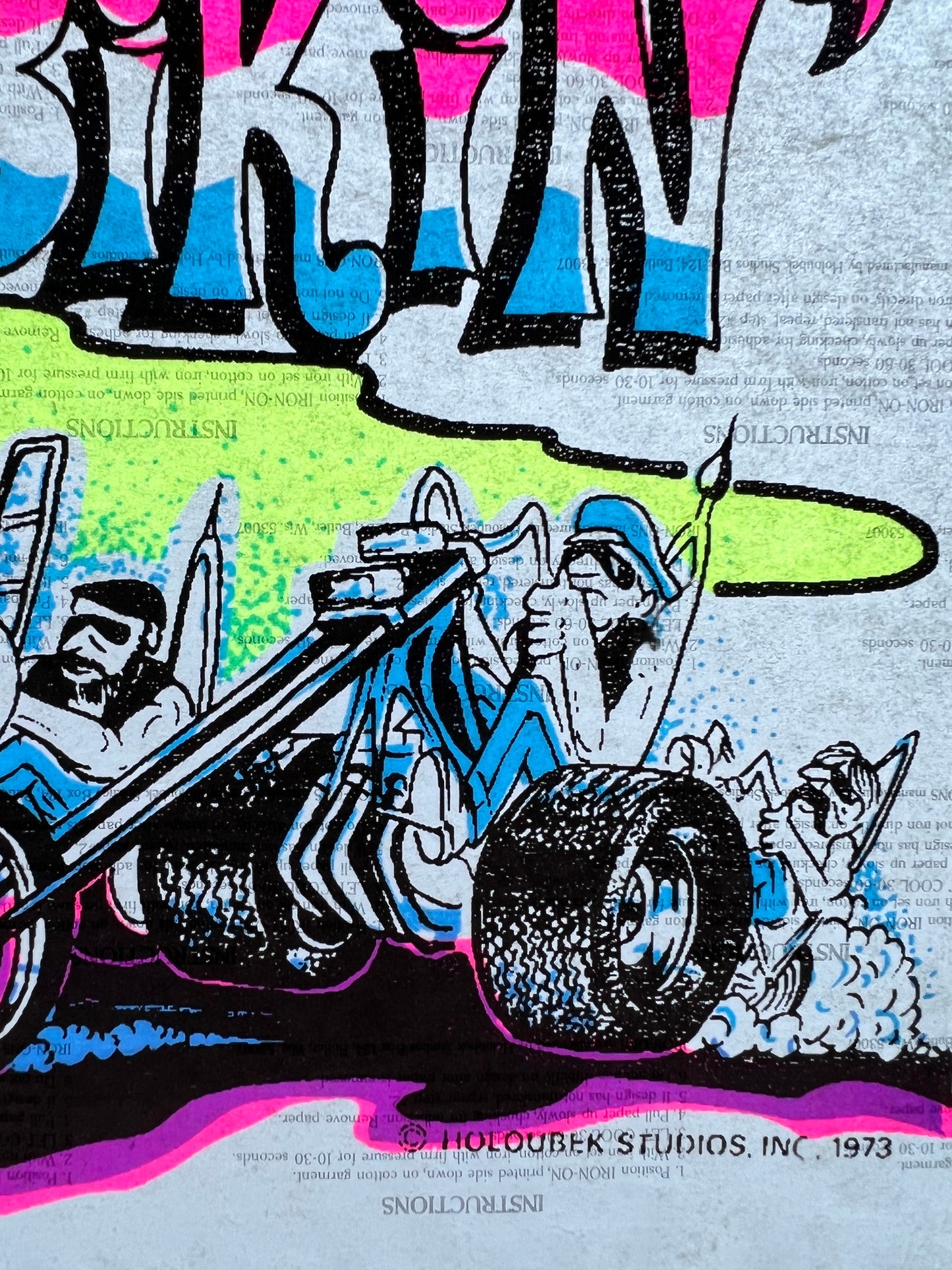 Keep on Bikin' Vintage Iron On Heat Transfer