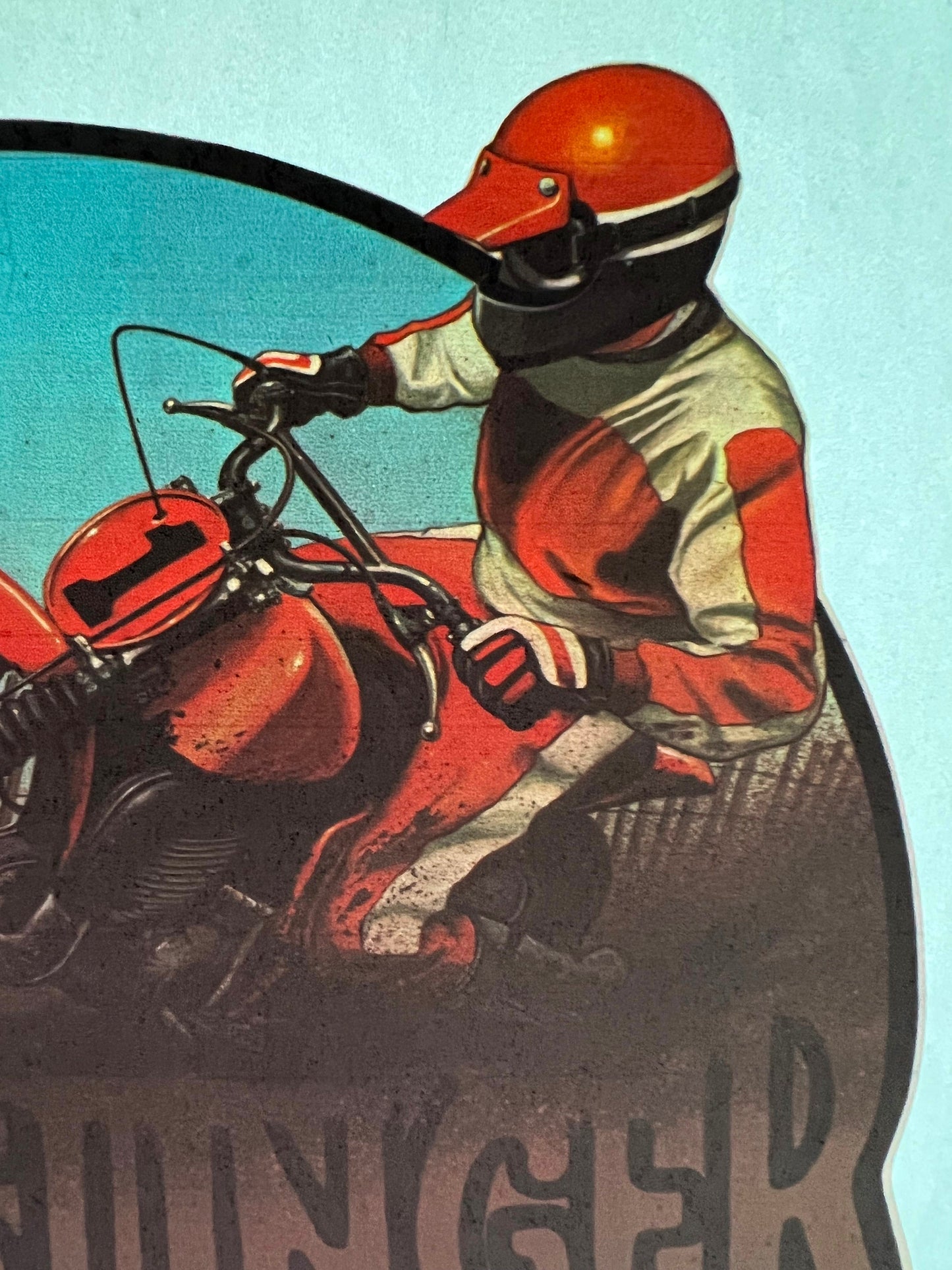 Mudslinger Vintage Iron On Heat Transfer