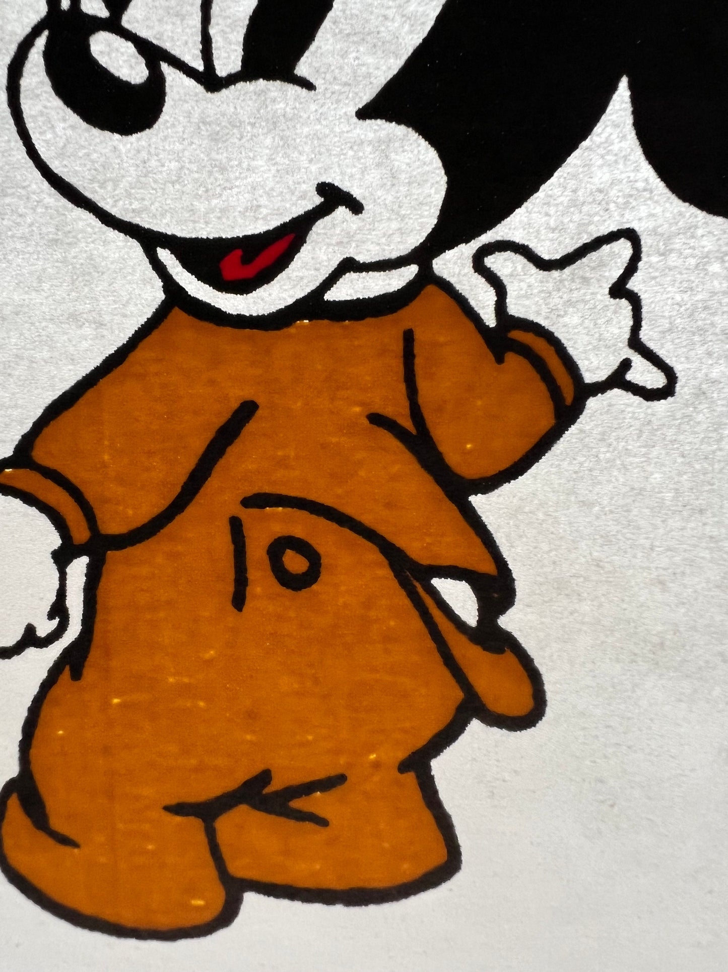 Baby Mickey Mouse with Donald Duck Disney Vintage Iron On Heat Transfer