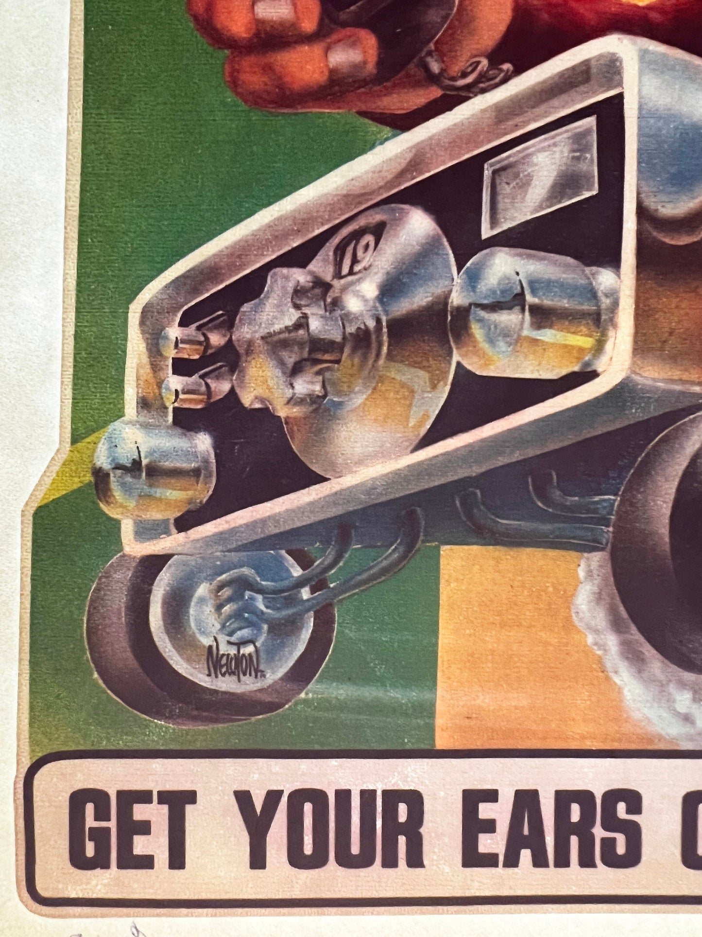 A Big 10-4 CB Radio Vintage Iron On Heat Transfer