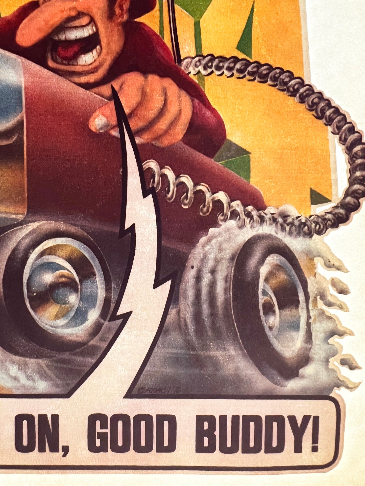 A Big 10-4 CB Radio Vintage Iron On Heat Transfer