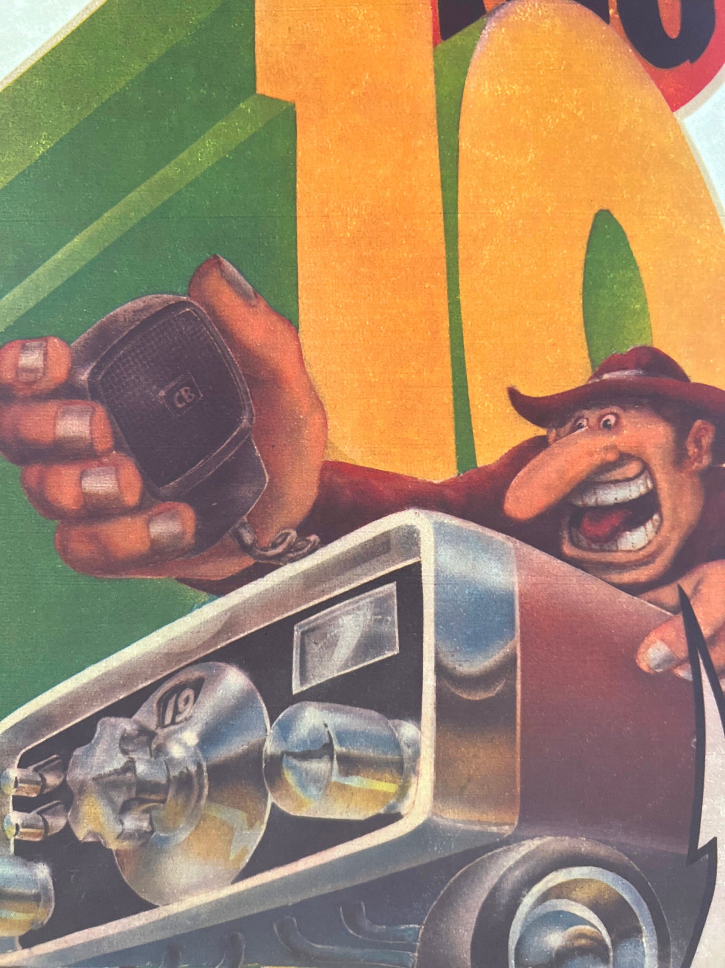 A Big 10-4 CB Radio Vintage Iron On Heat Transfer