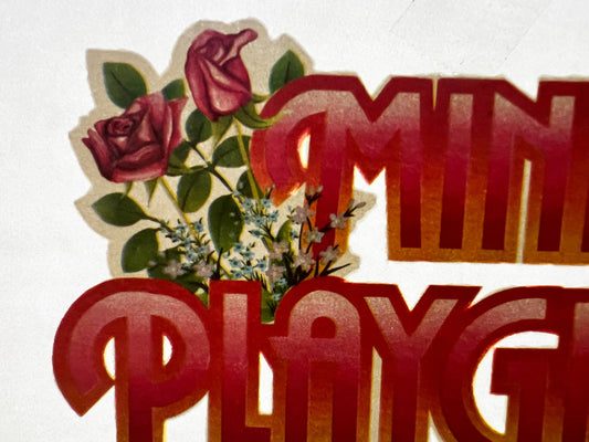 Mini Playgirl Vintage Iron On Heat Transfer