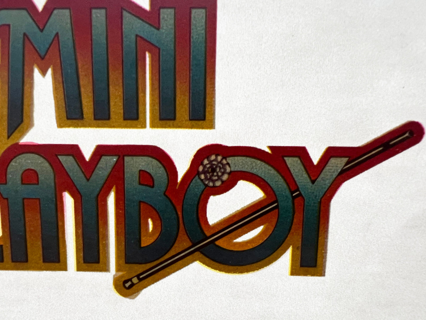 Mini Playboy Vintage Iron On Heat Transfer