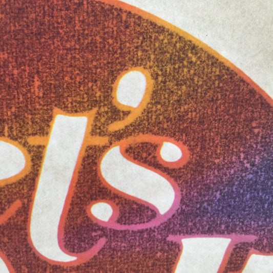 Let's Do It Again! Vintage Rainbow Glitter Iron On Heat Transfer