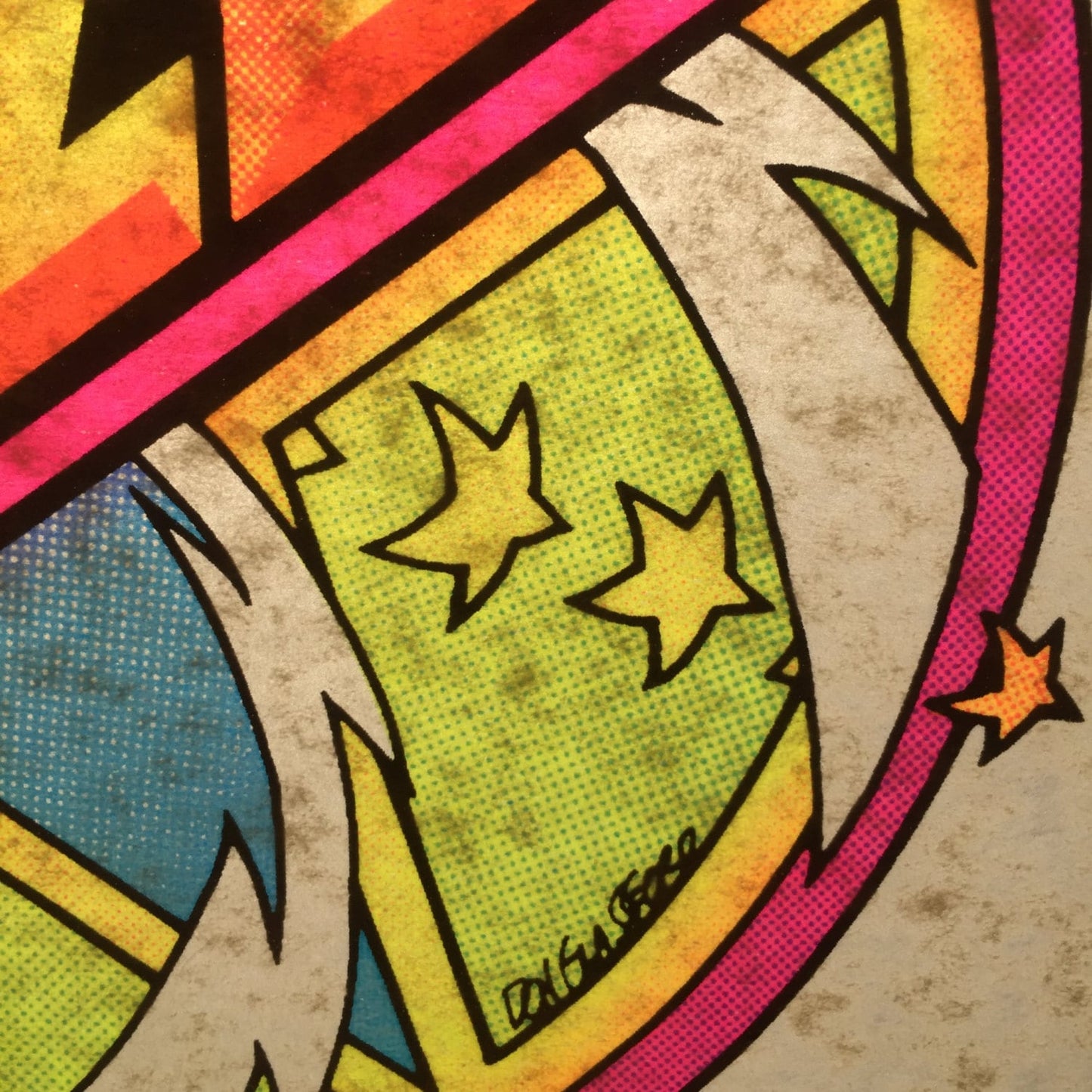 Buzzed Vintage 1974 Holoubek Studios Iron On Heat Transfer