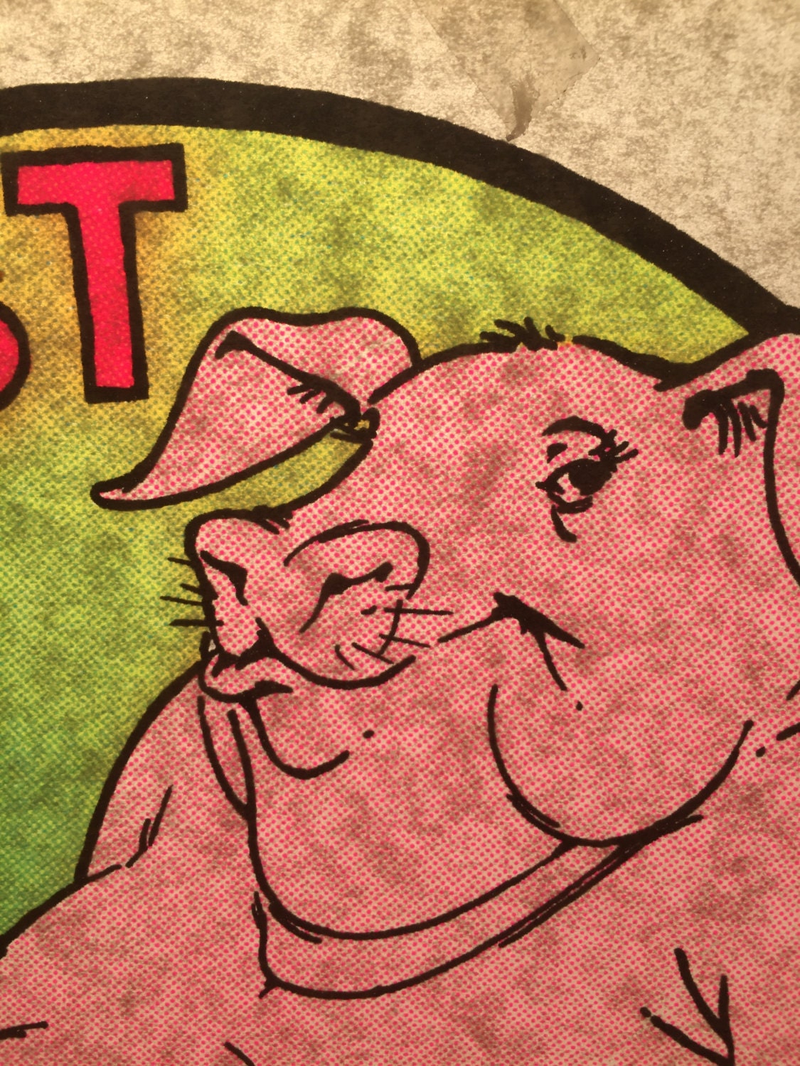 Chauvinist Pig Vintage 1975 Holoubek Studios Iron On Heat Transfer