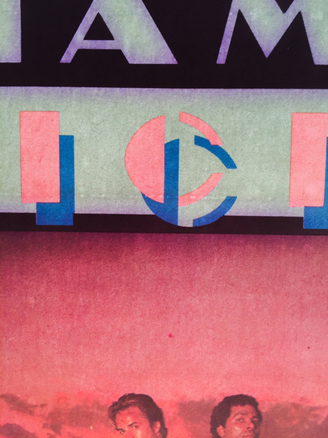 Miami Vice Vintage Iron On Heat Transfer