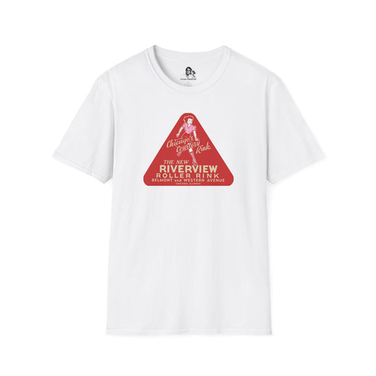 Chicago Riverview Roller Rink Light T-Shirt
