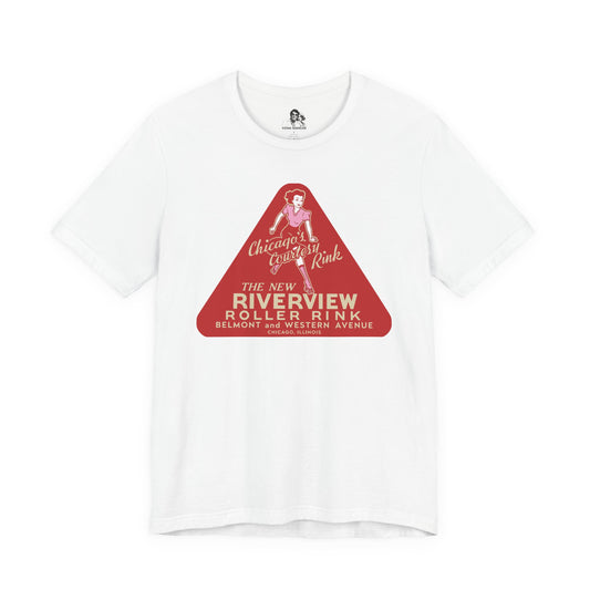Chicago Riverview Roller Rink Light T-Shirt