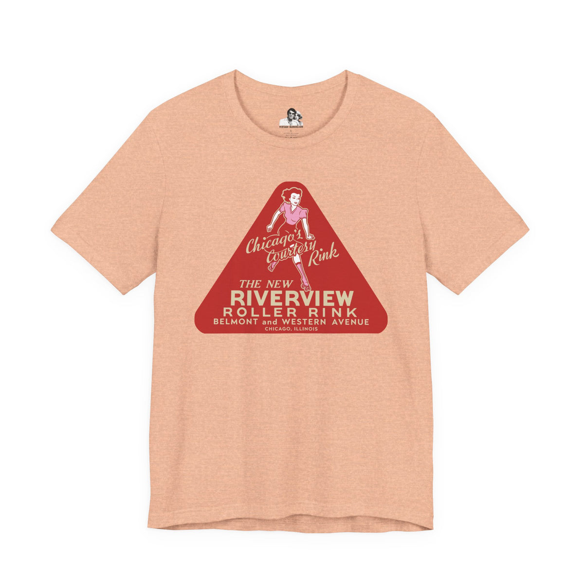 Chicago Riverview Roller Rink Light T-Shirt