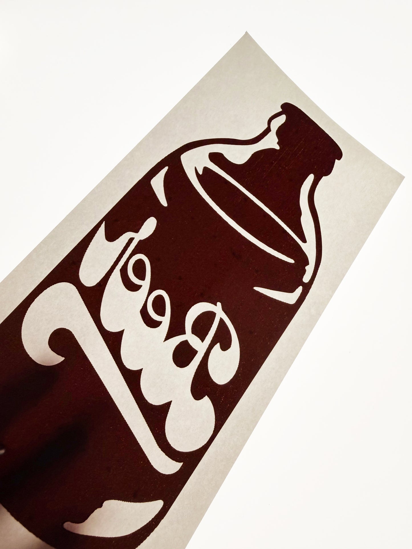 Beer Bottle Vintage Iron On Heat Transfer