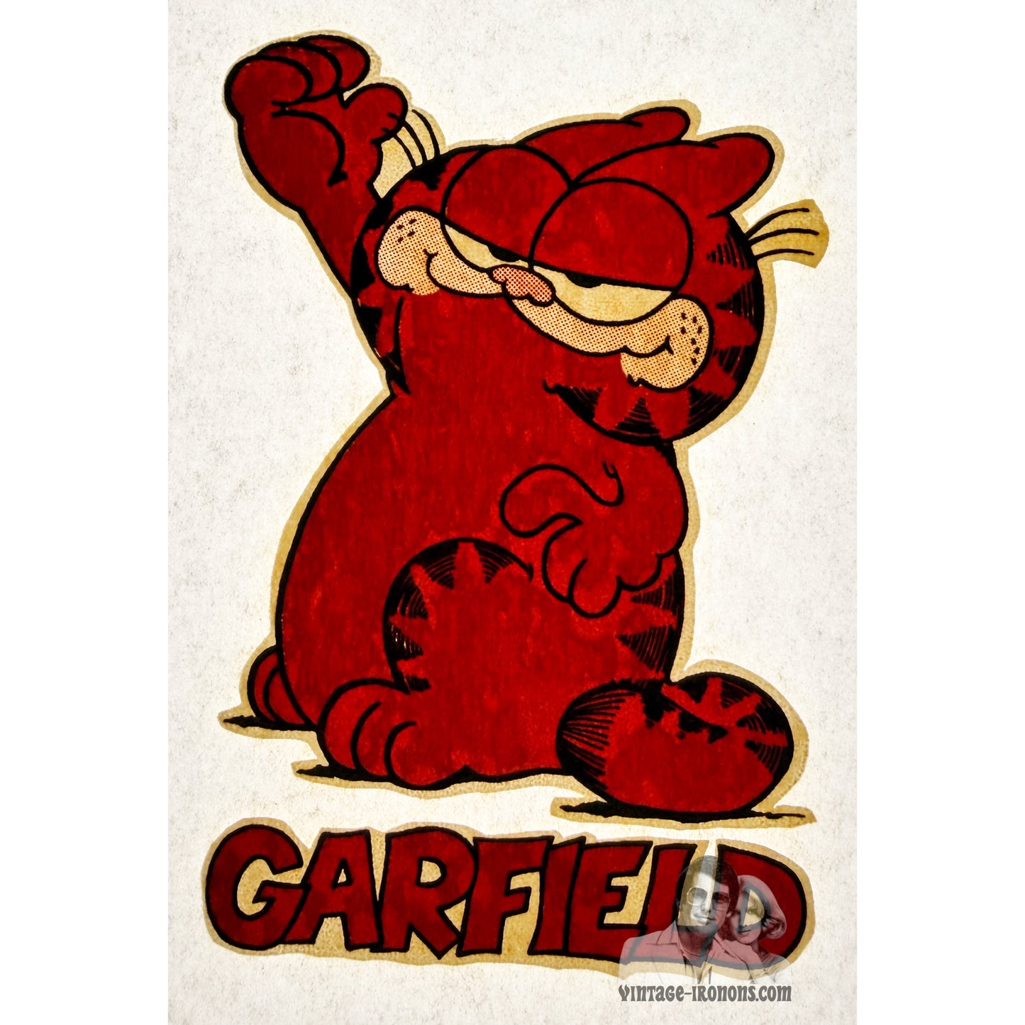 Garfield the Cat Vintage Iron On Heat Transfer