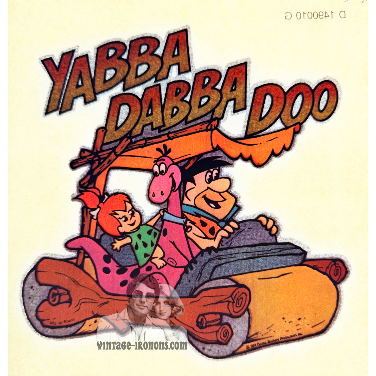 The Flintstones - Yabba Dabba Do Iron On Heat Transfer